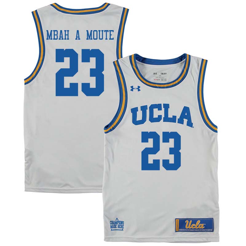 Men #23 Luc Richard Mbah a Moute UCLA Bruins College Basketball Jerseys Sale-White - Click Image to Close